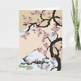 富士および桜カード カード