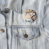 富士および桜ボタン 缶バッジ (インサイチュ)