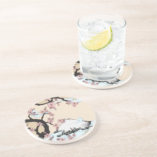 富士および桜 コースター (側面)