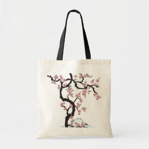 富士および桜 トートバッグ