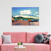 富士の山の旅の旅と旅 キャンバスプリント (インサイチュ (リビング))