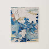 富士の雪渓 ジグソーパズル (縦)