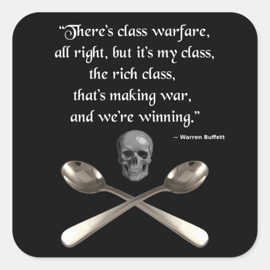 富士は階級闘争に勝つ スクエアシール (正面)