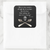 富士は階級闘争に勝つ スクエアシール (バッグ)