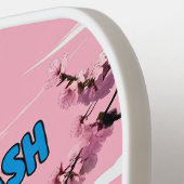 富士スマッシュ – 東京ピックボールデザイン ピックルボールラケット (左詳細)