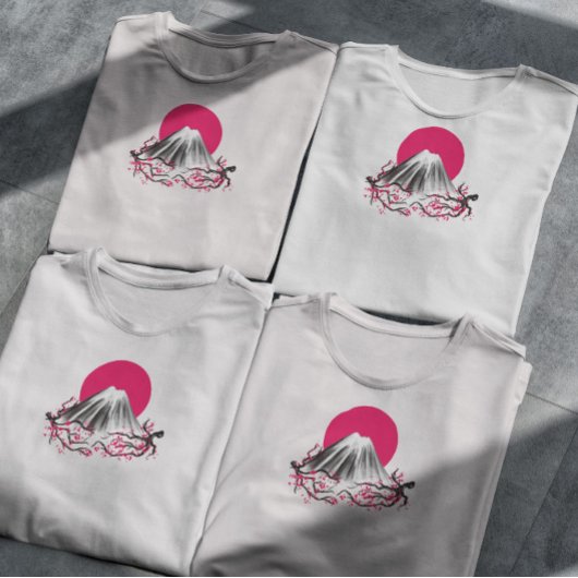 富士マウンテン日本の自然 Tシャツ