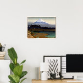 富士十景 朝日, Ten views of Fuji, Sunrise, Yoshida ポスター (ホームオフィス)