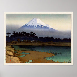 富士十景 朝日, Ten views of Fuji, Sunrise, Yoshida ポスター
