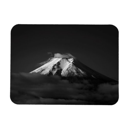 富士吉田の富士山 マグネット (横)