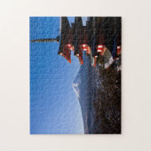 富士山および赤い塔 ジグソーパズル (縦)