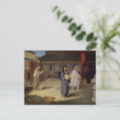 富士山から戻る日本人巡礼者 ポストカード (スタンド正面)