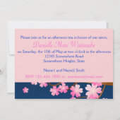 富士山さくらんぼブラウス春ジャパンナイト桜 招待状 (裏面)