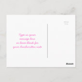 富士山さくらんぼ花春ジャパン夜桜 ポストカード (裏面)