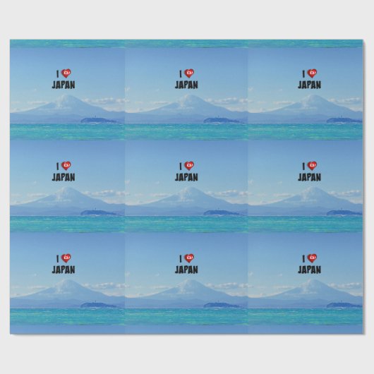 "富士山だいすき" ラッピングペーパー (フラット)