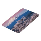 富士山とさくらんぼの花 マグネット (左側)