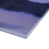 富士山とレンズ雲、 本栖湖、 カッティングボード (角)