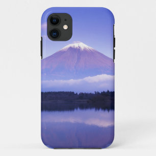 富士山とレンズ雲、 本栖湖、 iPhone 11 ケース