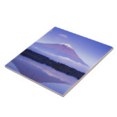 富士山とレンチキュラークラウド本巣湖 タイル (側面)