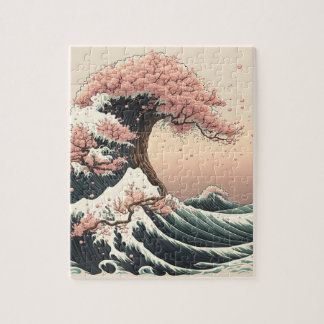 富士山と桜 ジグソーパズル