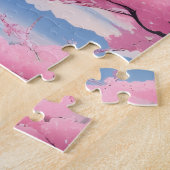 富士山と桜(Fuji-san to Sakura) ジグソーパズル (側面)