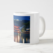 富士山と紅葉( Mount Fuji and autumn leaves) ジャンボコーヒーマグカップ (正面右)