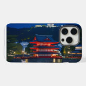 富士山と紅葉( Mount Fuji and autumn leaves) iPhoneケース (裏面横)