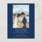 富士山と調和するジャポネスクのギフトについてのメモ エンクロージャーカード (裏面)
