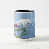 富士山のカスタムなコンボのマグ マグカップ (中央)