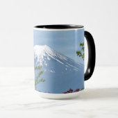 富士山のカスタムなコンボのマグ マグカップ (正面右)