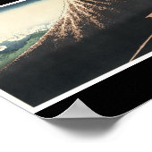 富士山のポスター日本の絵画c.1830-1832 ポスター (角)