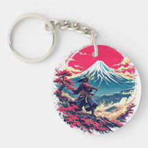 富士山の侍戦士 日本の芸術