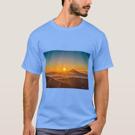 富士山の地平線 Tシャツ (正面)