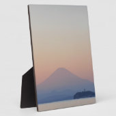富士山の夕日 フォトプラーク (側面)
