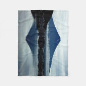 富士山の心地よく柔らかいフリースブランケット フリースブランケット (正面)