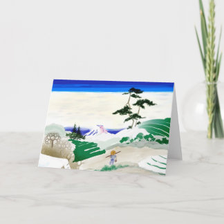 富士山の挨拶状 カード