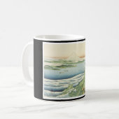 富士山の日本のな芸術のコップ コーヒーマグカップ (正面左)