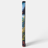 富士山の朝の静けさ SAMSUNG GALAXYケース (左側面)