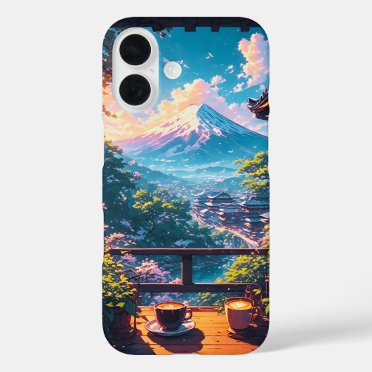 富士山の朝の静寂 Case-Mate iPhoneケース (裏面)