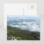 富士山の雲 ポストカード (正面/裏面)