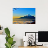 富士山の風景 ポスター (ホームオフィス)