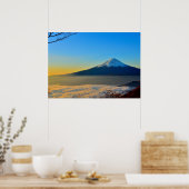 富士山の風景 ポスター (キッチン)