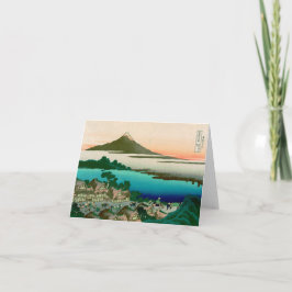 富士山のHokusaiの素晴らしいヴィンテージの36の眺め カード