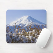 富士山は雪で覆いました マウスパッド (マウス)