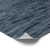 富士山を背景にしたUSS McCAMPBELL ポスター (角)