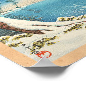 富士山アフタースノーハスイ川瀬新版画シーン ポスター (角)