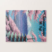 富士山パーソナライズされたパズル ジグソーパズル (横)