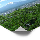 富士山ビュー荒倉山浅間公園日本 ポスター (角)