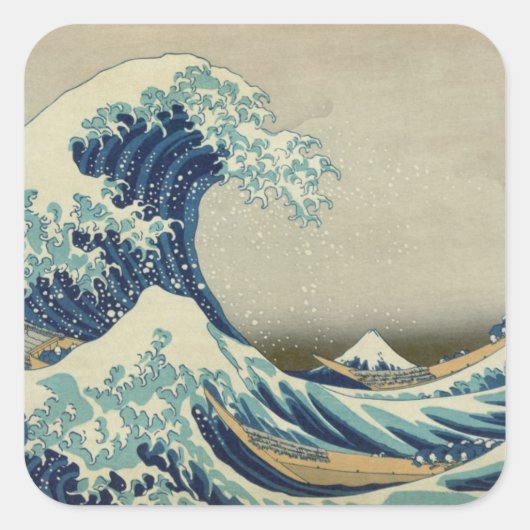 富士山ビュー01 スクエアシール (正面)