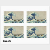 富士山ビュー01 長方形シール (シート)