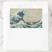 富士山ビュー01 長方形シール (バッグ)